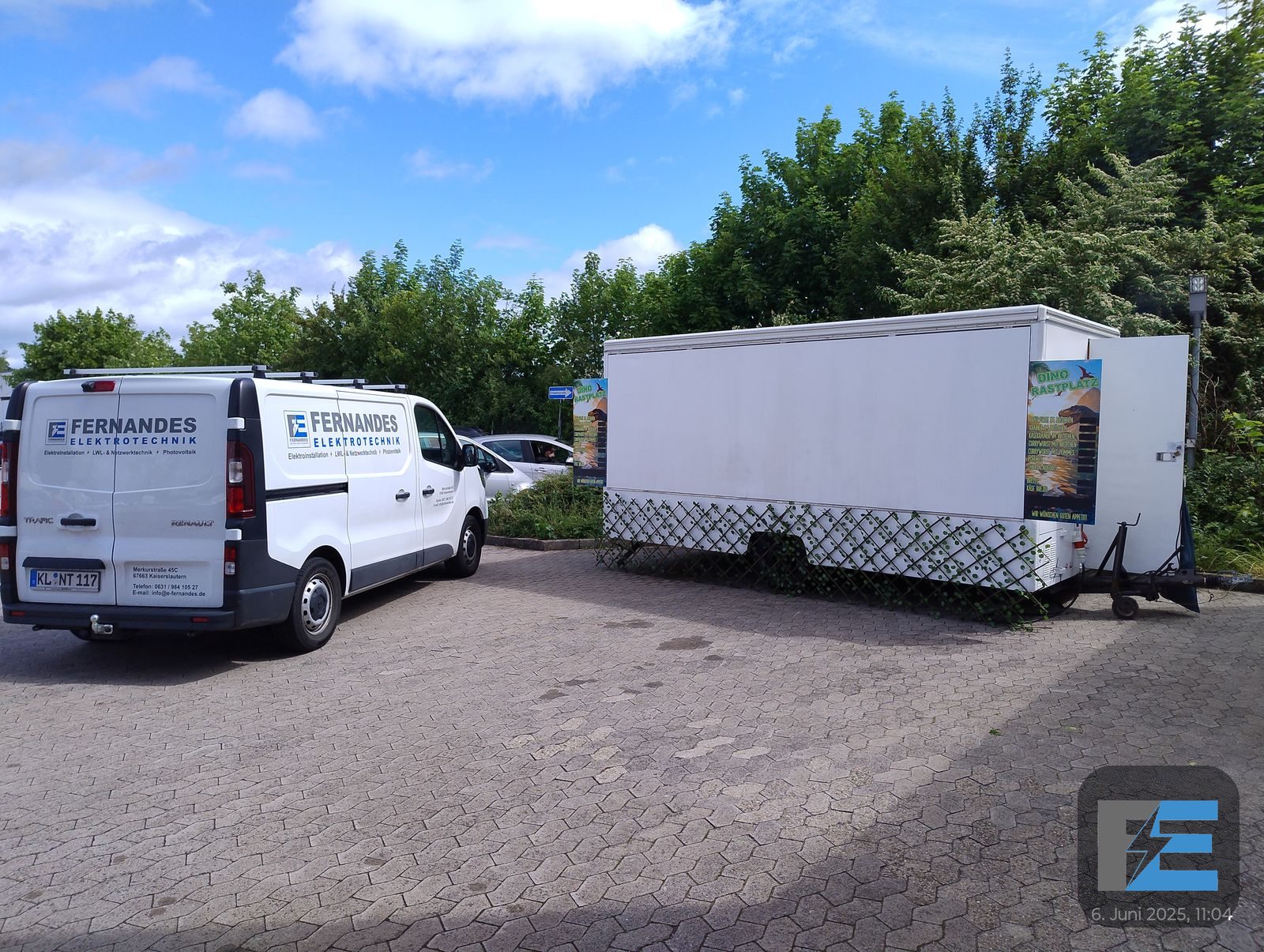 Mobile Gewerbeinstallation